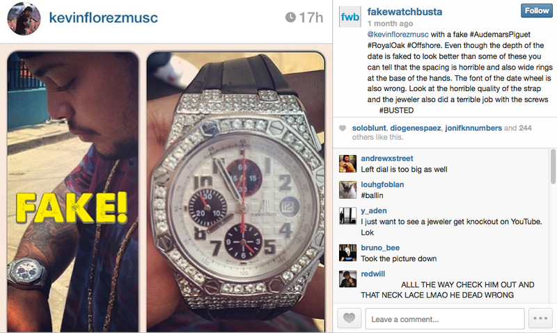 Illustration for article titled An Instagram user is busting celebrities for their fake Rolexes